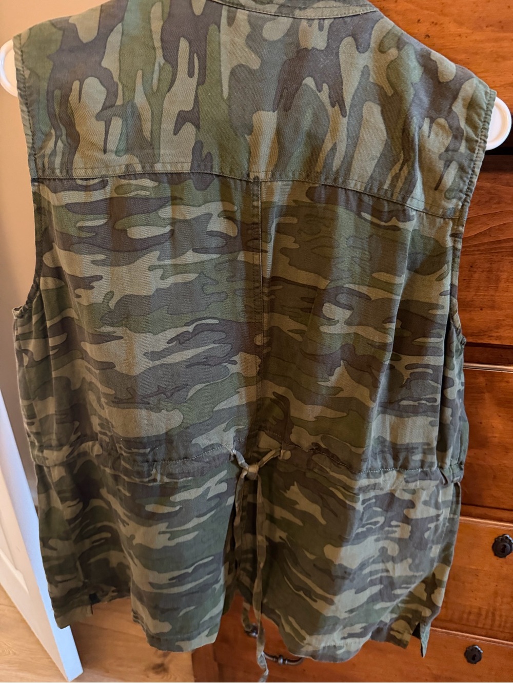 Saks Fifth Avenue Green Camo Utility Shirt - Picture 4 of 4